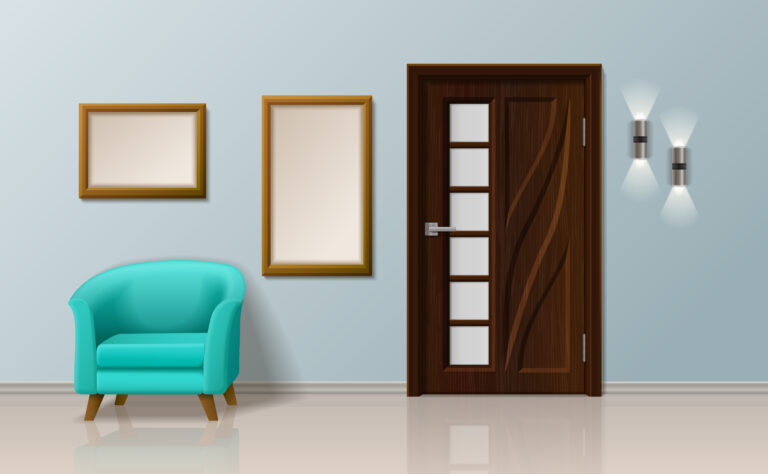 Modern Interior Door Composition